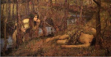 A Naiad, by John William Waterhouse